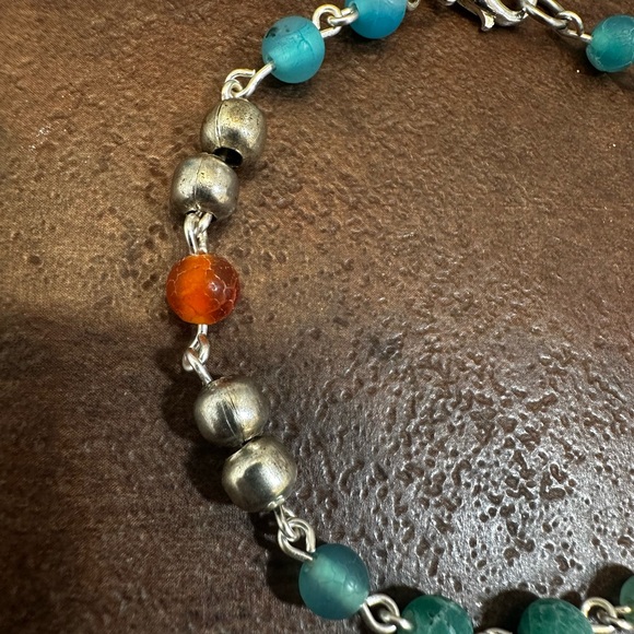 Handmade Different Colors Of Matt Agate Bracelet. - Picture 8 of 8